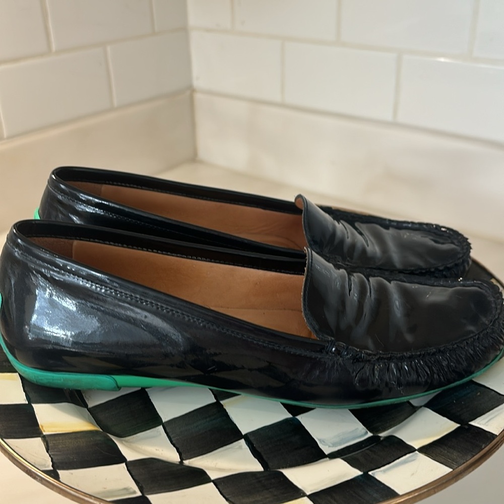 Stuart Weitzman patent leather loafers - Picture 2 of 7